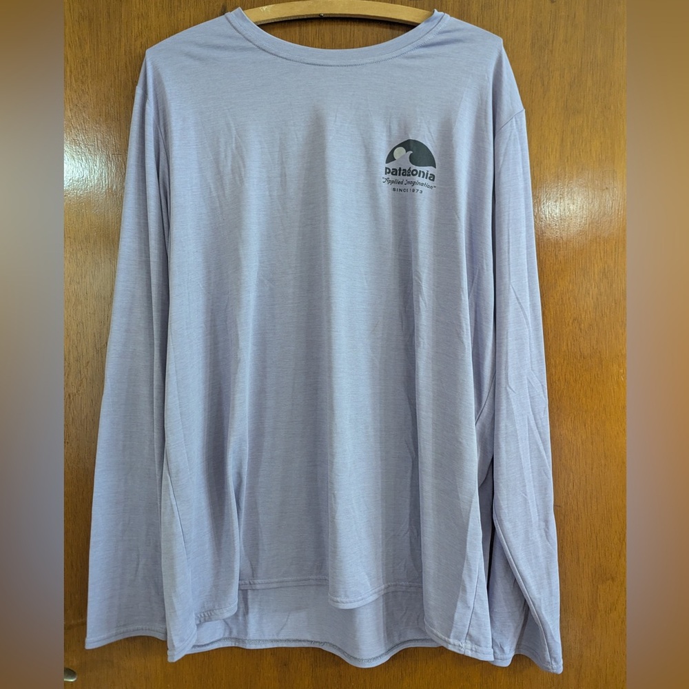 Patagonia Long-Sleeved Capilene Cool Daily Shirt — Light Lavender - Men’s XL
